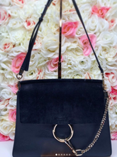 Load image into Gallery viewer, Womens Chloé Faye shoulder bag in smooth calfskin & suede calfskin