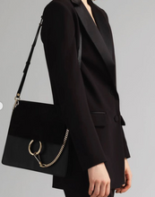 Load image into Gallery viewer, Womens Chloé Faye shoulder bag in smooth calfskin & suede calfskin