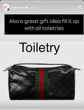 Load image into Gallery viewer, Men’s Gucci toiletry bag
