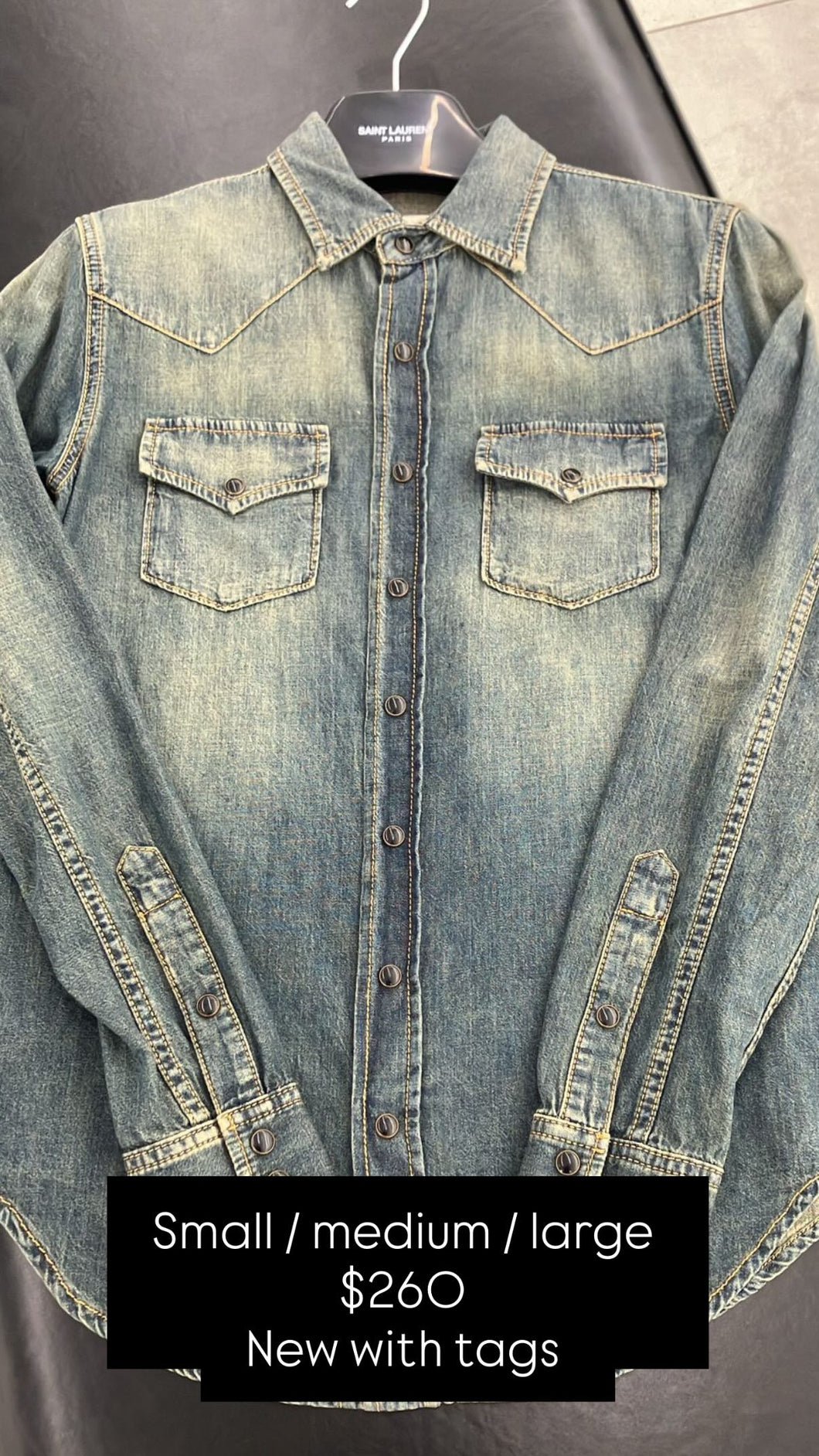 Saint Lauren Jean shirt