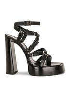 Load image into Gallery viewer, Saint Laurent PLATZ PLATFORM SANDALS IN SMOOTH LEATHER
