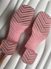 Load image into Gallery viewer, Gucci Pink Rubber Embossed Logo Block
