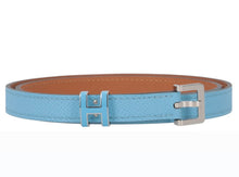 Load image into Gallery viewer, pop H Hermes belt Jade and blue
