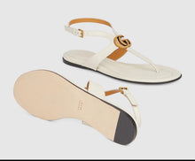 Load image into Gallery viewer, Gucci, white sandals
