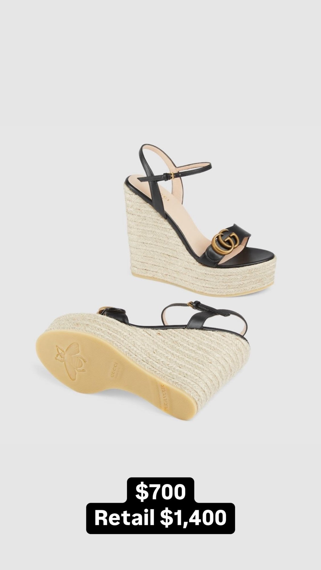 Gucci wedges
