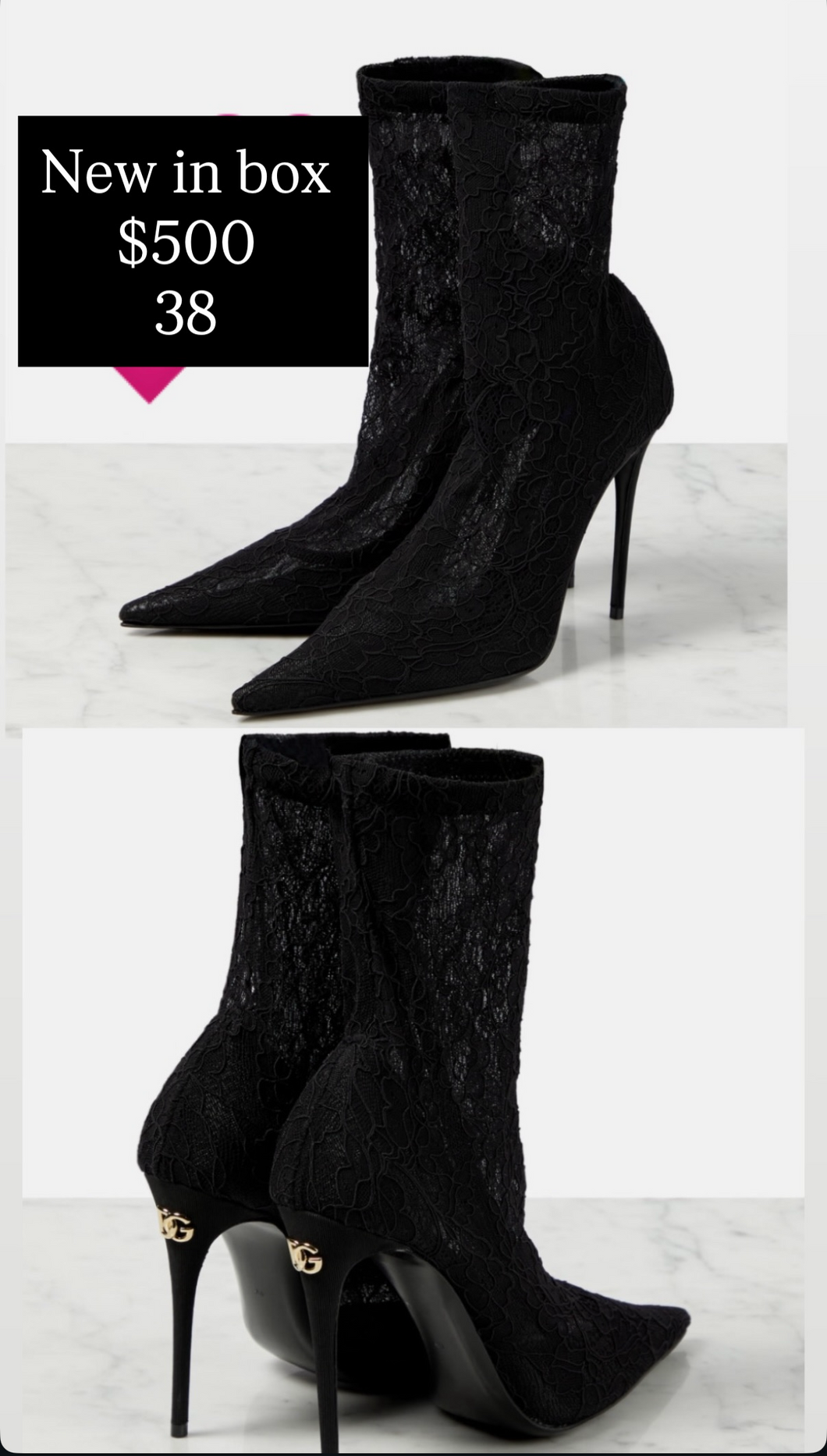 D&G lace boots!