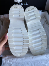 Load image into Gallery viewer, Chanel Tweed Ankle Combat Boots
