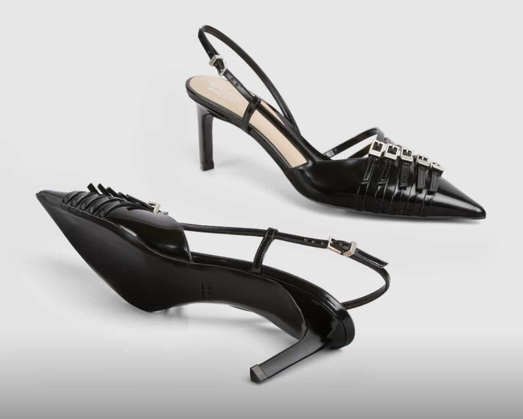 Gucci mid slingback heel