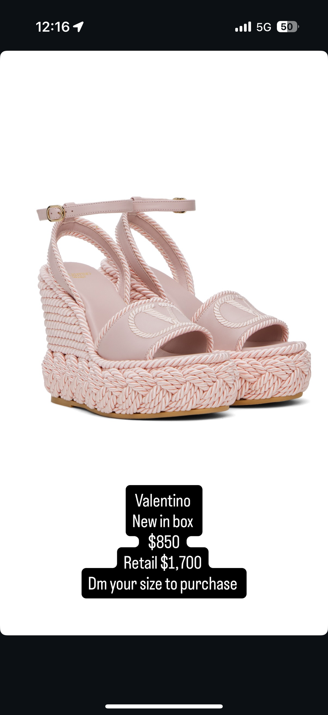 Valentino wedges