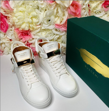 Load image into Gallery viewer, Mens Buscemi Padlock Detail High-Top Shoes
