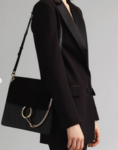 Load image into Gallery viewer, Womens Chloé Faye shoulder bag in smooth calfskin &amp; suede calfskin
